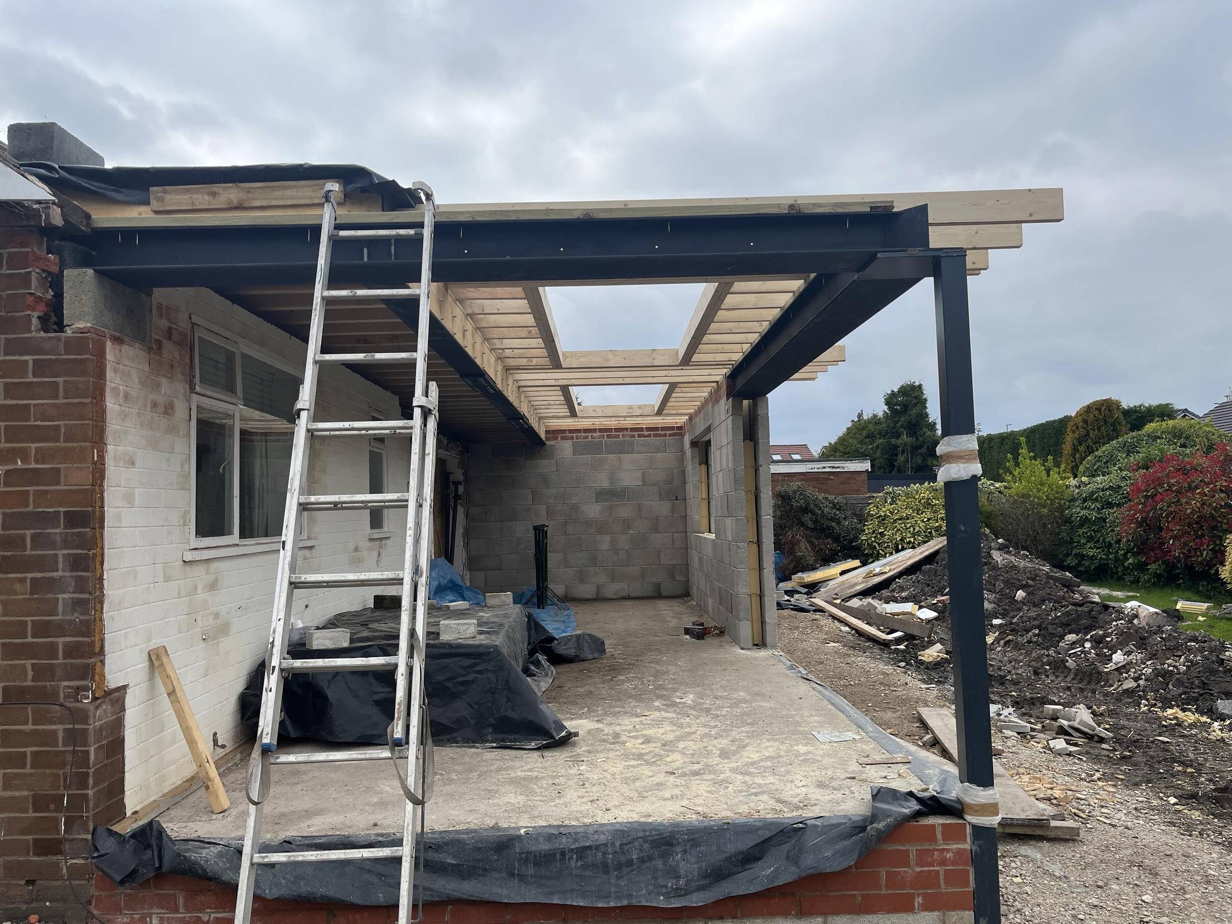 Brickwork and Steel Beams