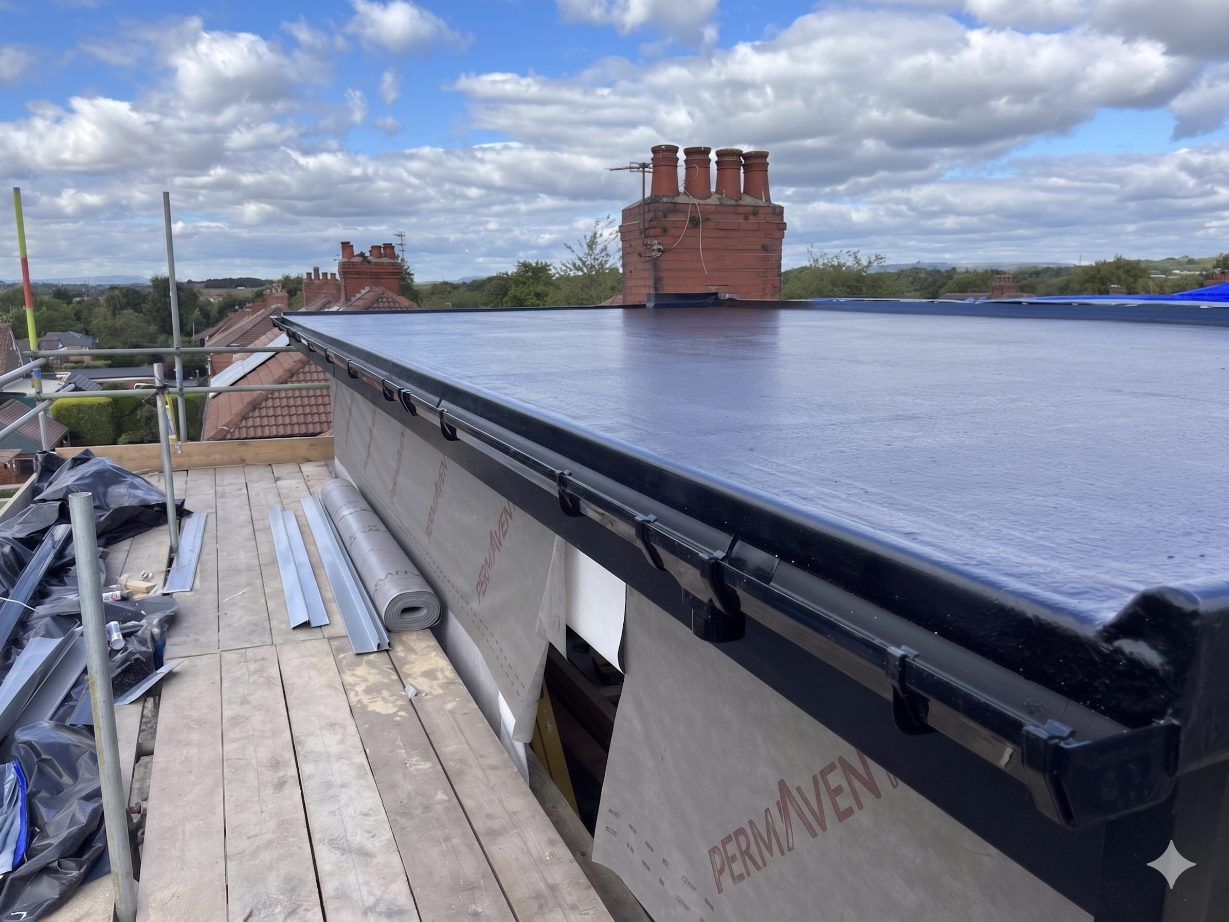 Finished Flat Roof Edge