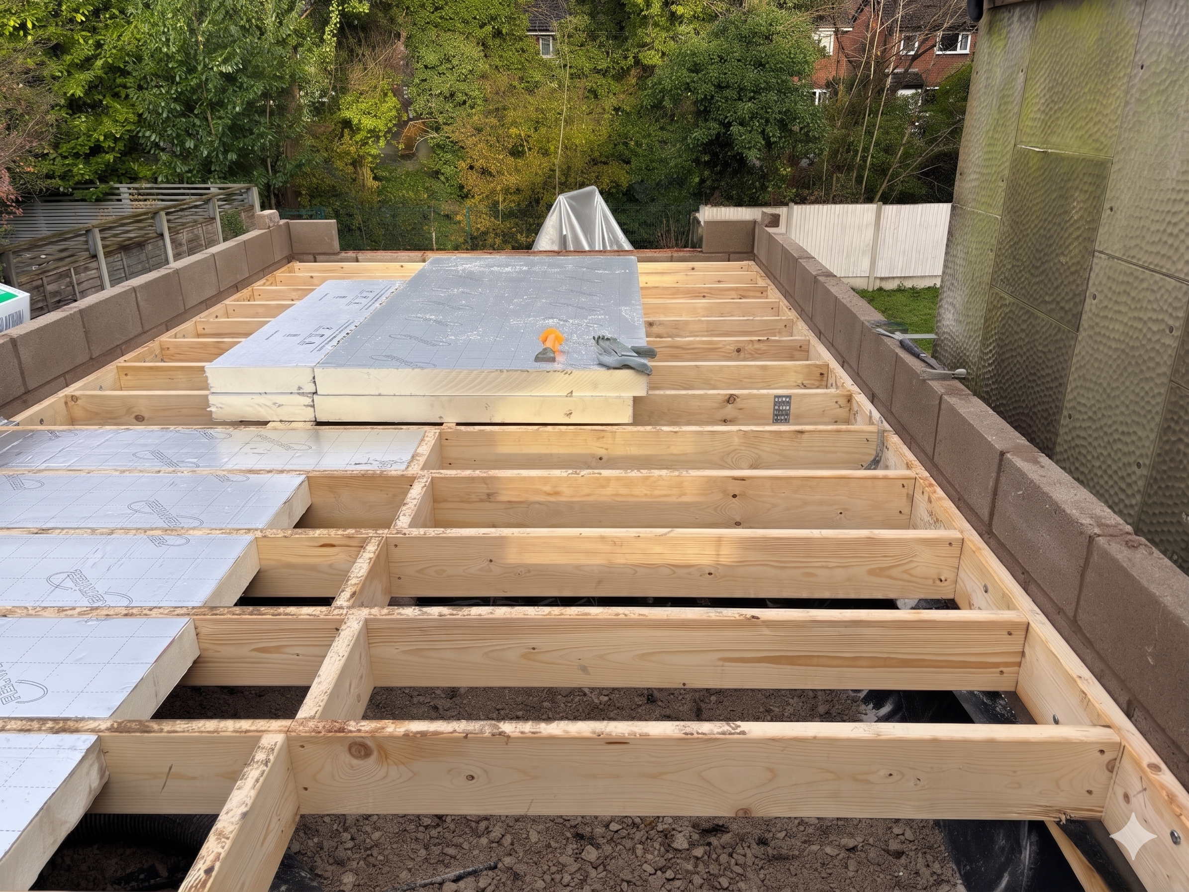 Roof Insulation and Boarding